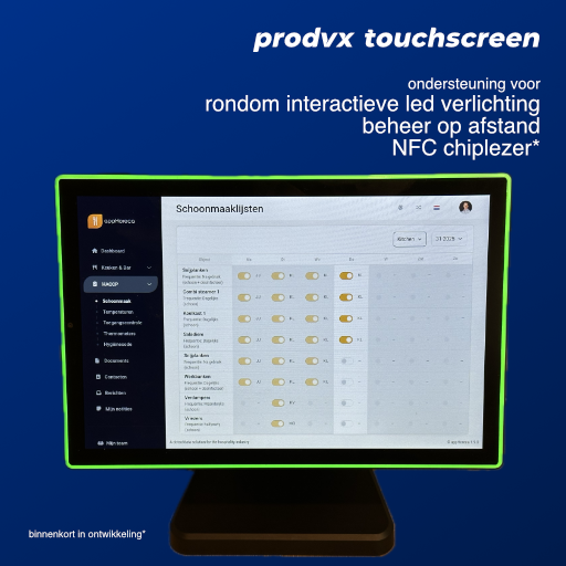 ProDVX touchscreen